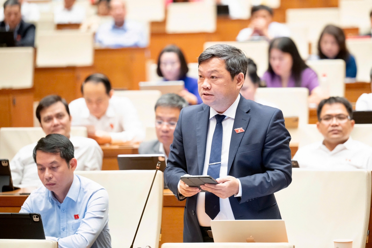 Đại biểu Trần Kim Kha (Đoàn ĐBQH tỉnh Gia Lai) (Ảnh: Quốc hội)