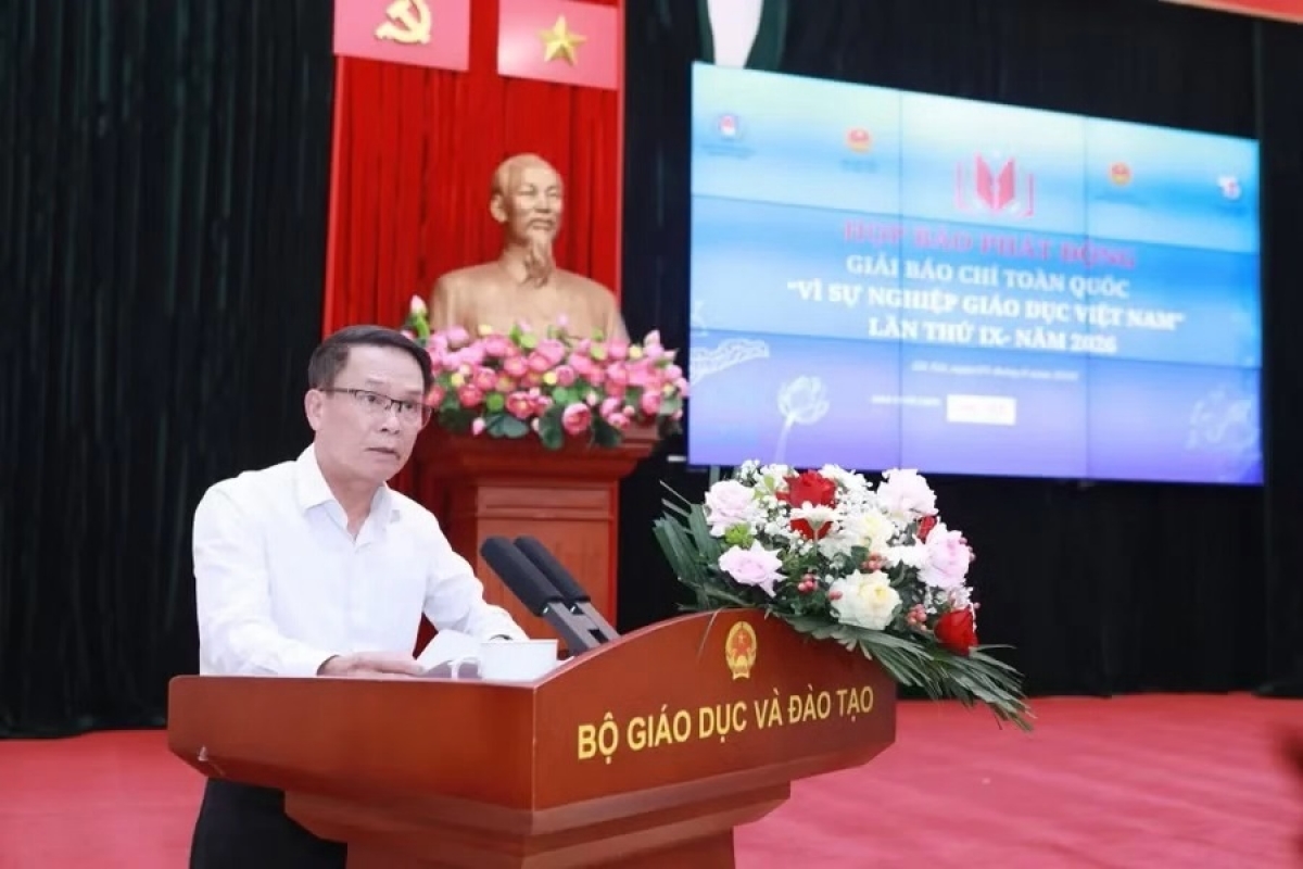 Ông Nguyễn Đức Lợi - Phó Chủ tịch Thường trực Hội Nhà báo Việt Nam, Phó trưởng Ban tổ chức Giải. Ảnh: BTC