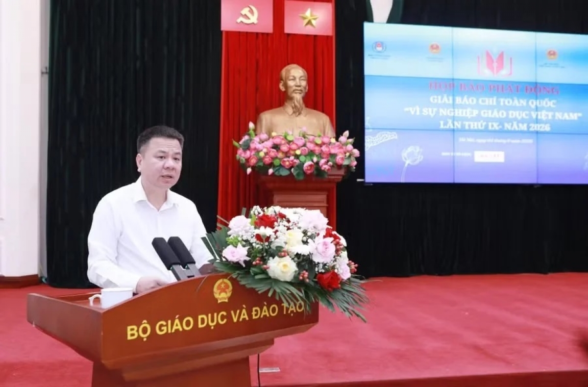 Nhà báo Triệu Ngọc Lâm – Tổng Biên tập Báo Giáo dục và Thời đại, Phó Trưởng Ban Thường trực Ban Tổ chức. Ảnh: BTC