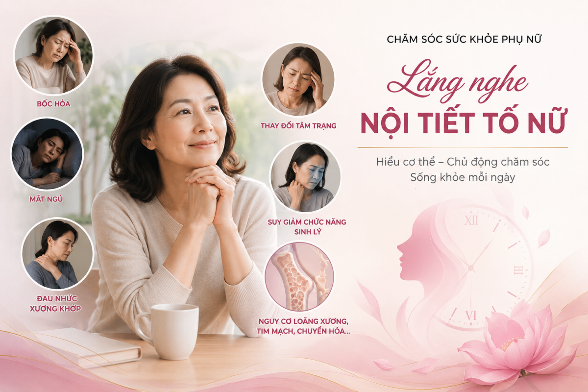 Phụ nữ tuổi tiền mãn kinh, mãn kinh có thể trải qua nhiều thay đổi về thể chất, tâm lý và chất lượng cuộc sống.
 (Ảnh minh họa: AI)