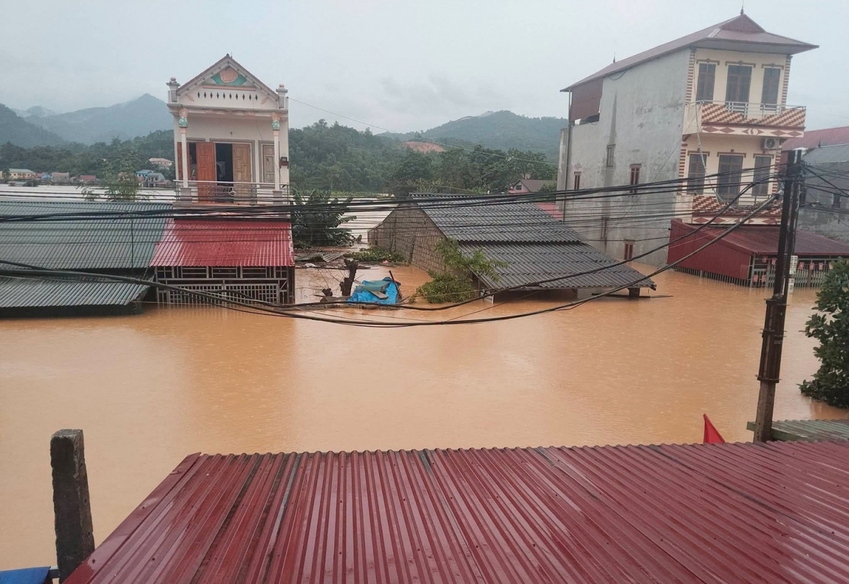Thất Khê là một trong những xã bị ảnh hưởng nặng do lũ tại tỉnh Lạng Sơn (nguồn VOV Đông Bắc)