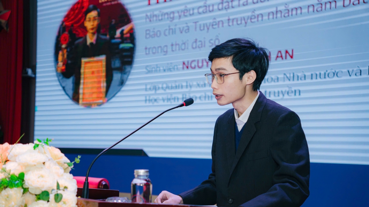 Nguyễn Thành An là sinh viên xuất sắc nhiều năm và được kết nạp Đảng từ khi còn là sinh viên (Ảnh: NVCC)