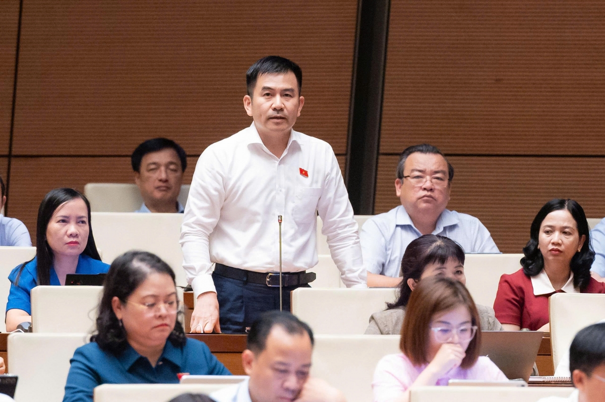 Đại biểu Nguyễn Trung Kiên (Đoàn ĐBQH tỉnh Đồng Nai) (Ảnh Quốc hội)