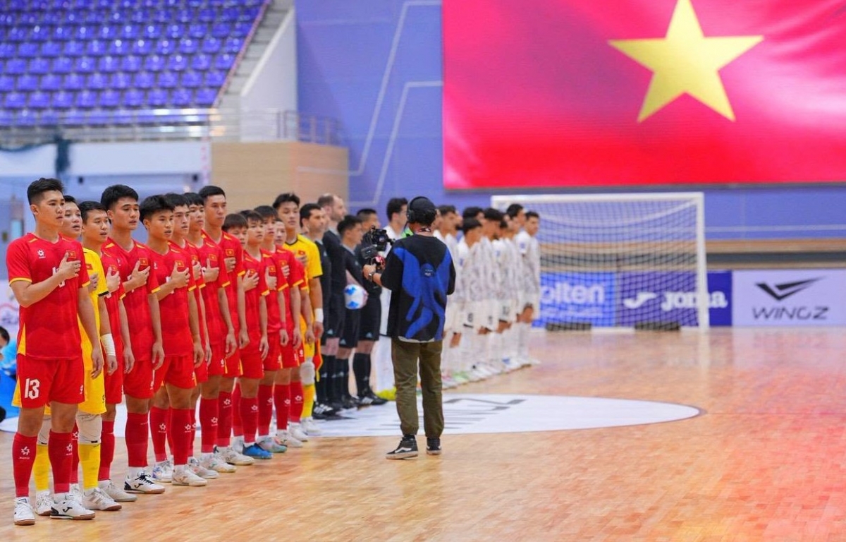ĐT Futsal Việt Nam dang bất bại tại giải đấu (Ảnh: Futsal Thailand)