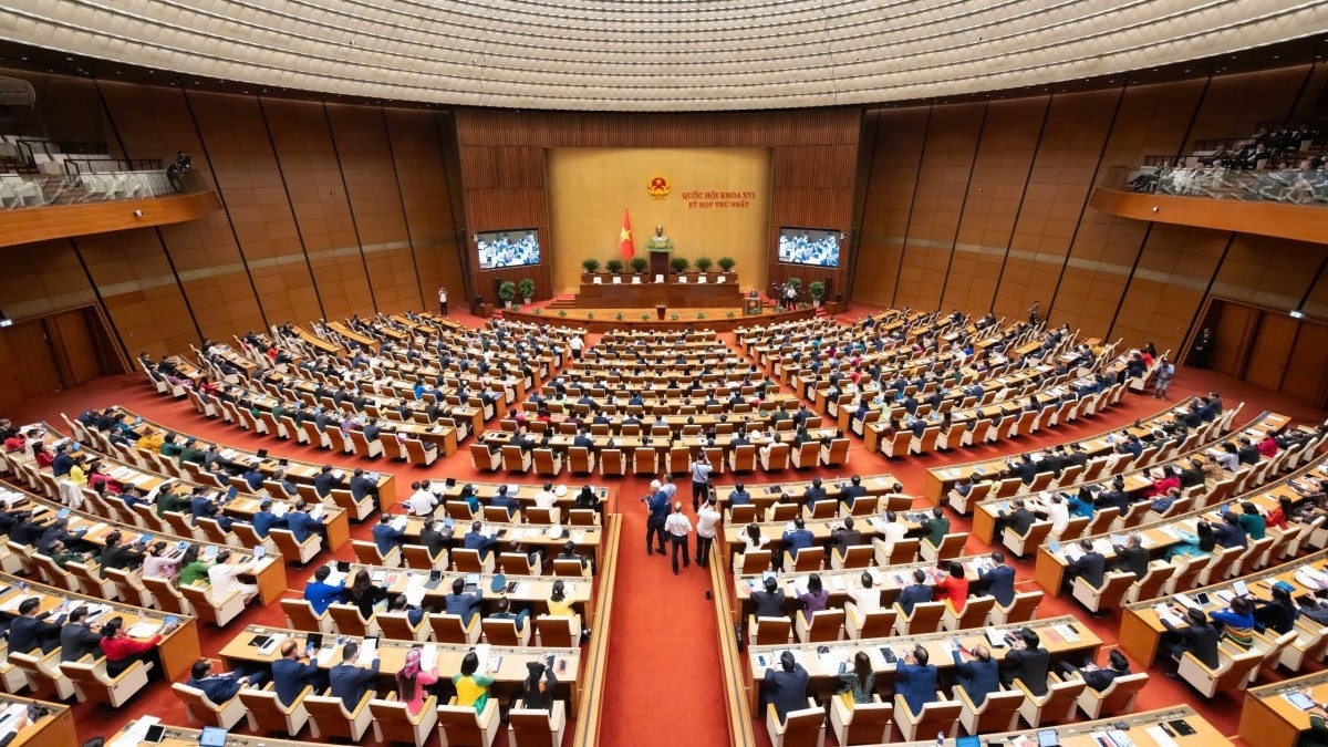 Kỳ họp không thường lệ thứ nhất, Quốc hội khóa XVI bàn về nhiều dự án luật quan trọng. Ảnh: Quốc hội