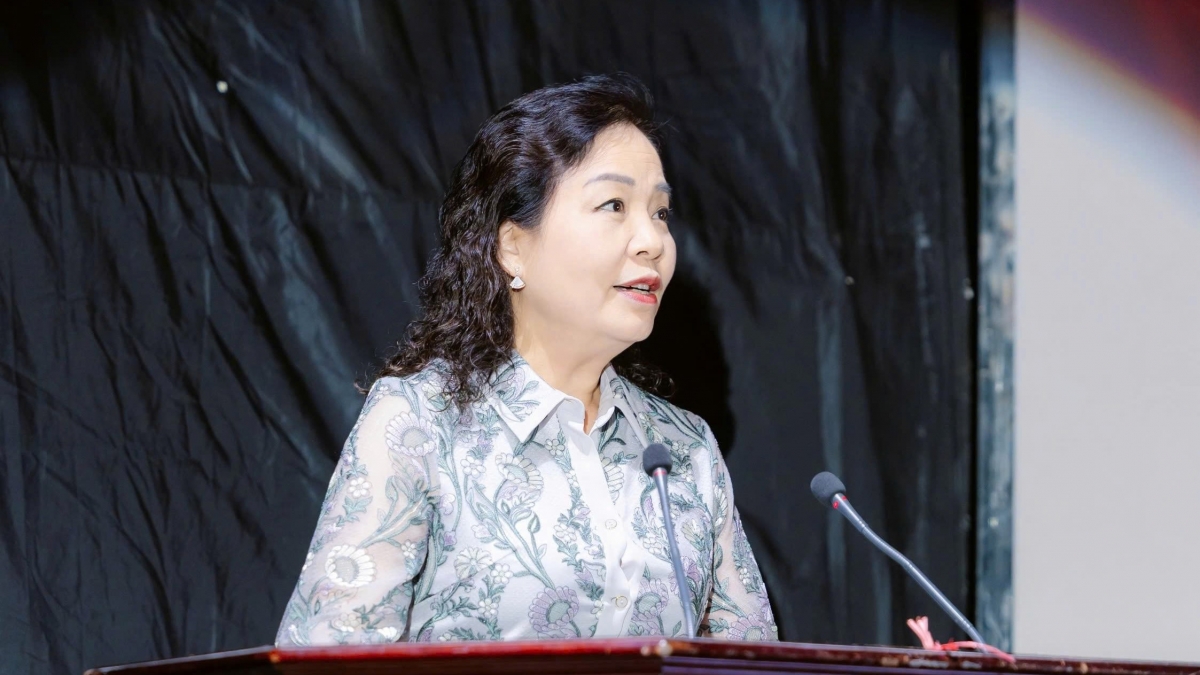 TS. Ngô Phương Lan, Chủ tịch Hiệp hội Xúc tiến Phát triển Điện ảnh Việt Nam. Ảnh: BTC