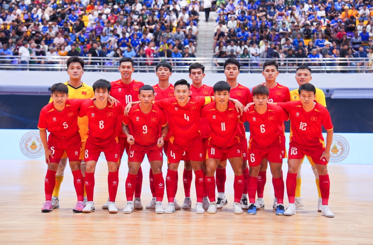 ĐT futsal Việt Nam hoàn tất giải đấu với chuỗi 4 trận bất bại (Ảnh VFF)