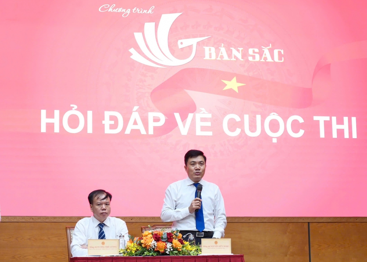 Chương trình “Bản sắc” - sân chơi trực tuyến kết hợp văn hóa, truyền thông số và trí tuệ nhân tạo (AI), nhằm lan tỏa các giá trị văn hóa Việt Nam bằng ngôn ngữ của thời đại số