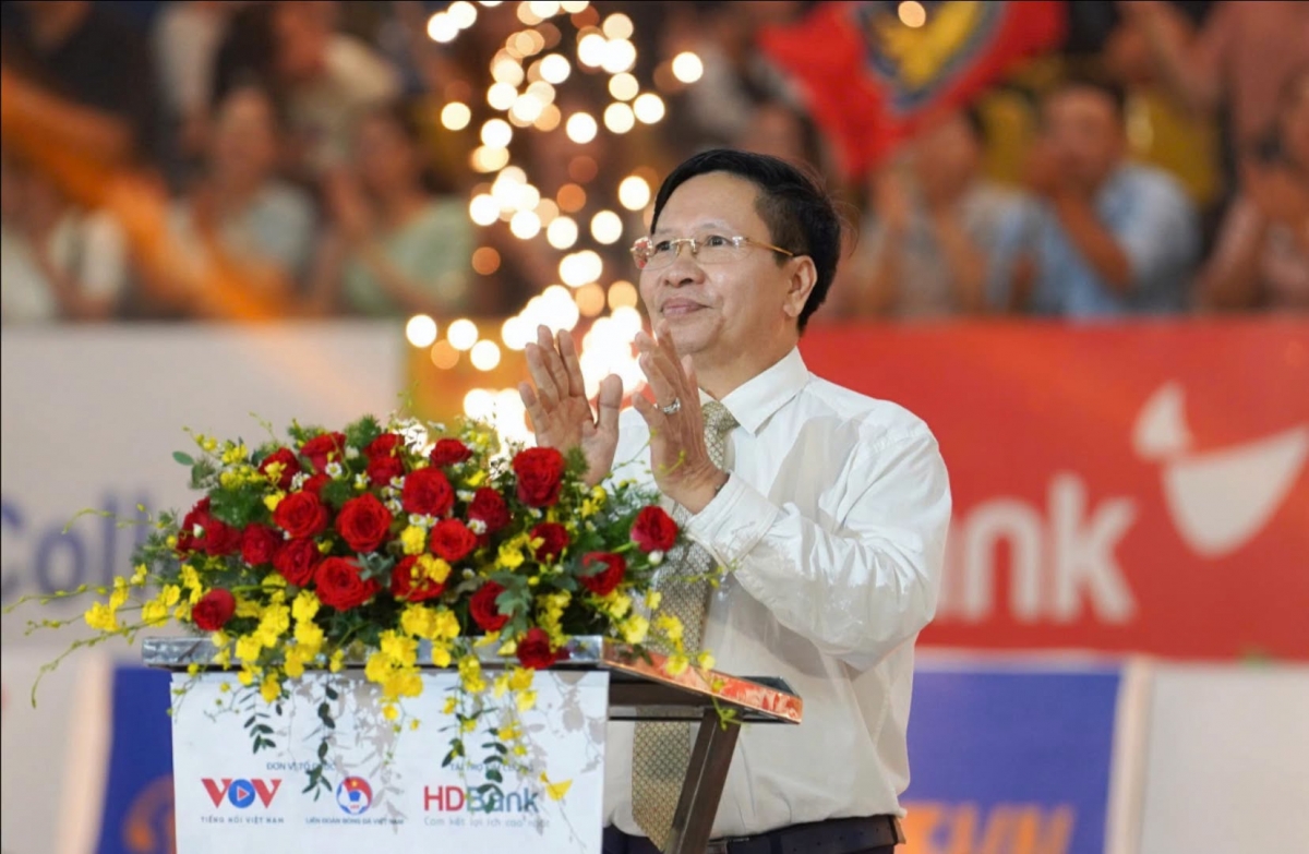 TS Vũ Hải Quang - Phó Tổng Giám đốc VOV nhấn mạnh 10 năm đồng hành là chặng đường để nhìn lại những kết quả đạt được và hướng tới các mục tiêu mới (Ảnh VOV)