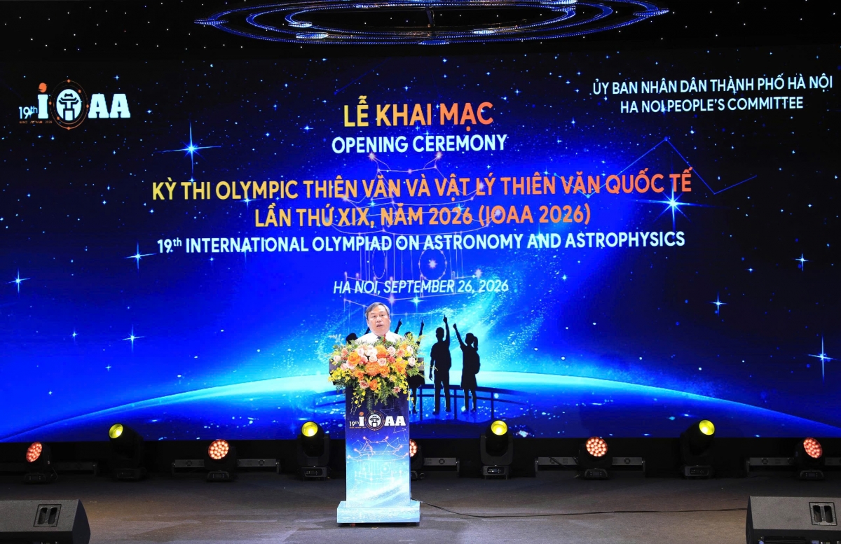 Chủ tịch UBND TP. Hà Nội Vũ Đại Thắng khẳng định, Hà Nội sẽ tiếp tục phối hợp và tạo điều kiện thuận lợi để các hoạt động của Kỳ thi được tổ chức an toàn, nghiêm túc, công bằng, chuyên nghiệp và đúng quy chế (Ảnh: BTC)