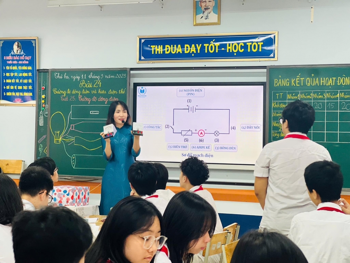 Việc cắt giảm những cuộc thi, hồ sơ, sổ sách, hội họp và thủ tục hành chính để giáo viên tập trung công tác chuyên môn. Ảnh, nguồn: TH-THCS Nguyễn Du, Hà Nội