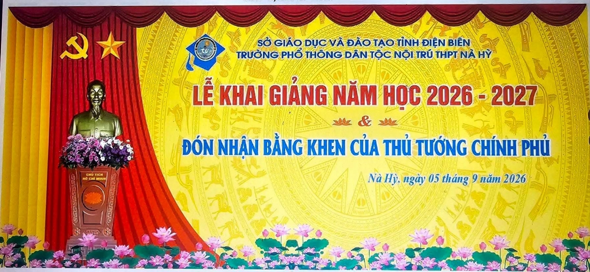Công tác chuẩn bị của 
Trường phổ thông dân tộc nội trú THPT Nà Hỳ đã sẵn sàng. Ảnh: Nhà trường cung cấp