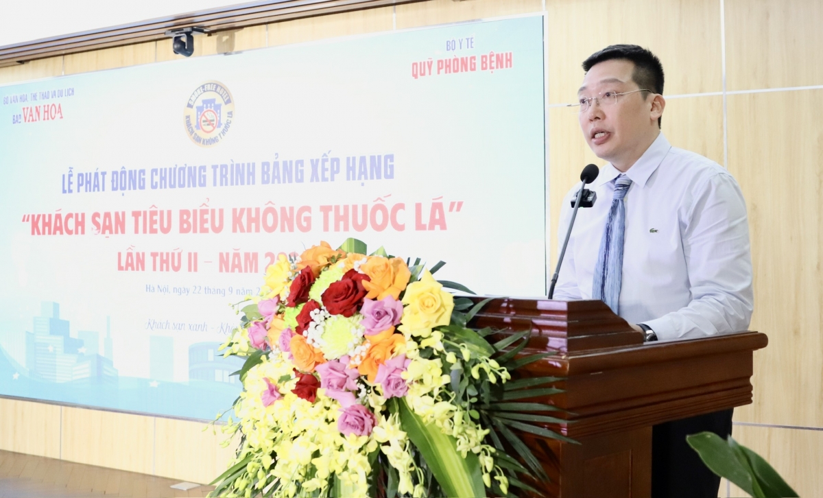 Ông Nguyễn Anh Vũ, Tổng Biên tập Báo Văn hóa, Trưởng ban Tổ chức chương trình. Ảnh: BTC