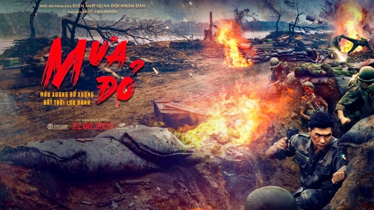 Bộ phim "Mưa đỏ" đã tạo nên một cột mốc mới trong điện ảnh Việt Nam. (Ảnh: NVCC)