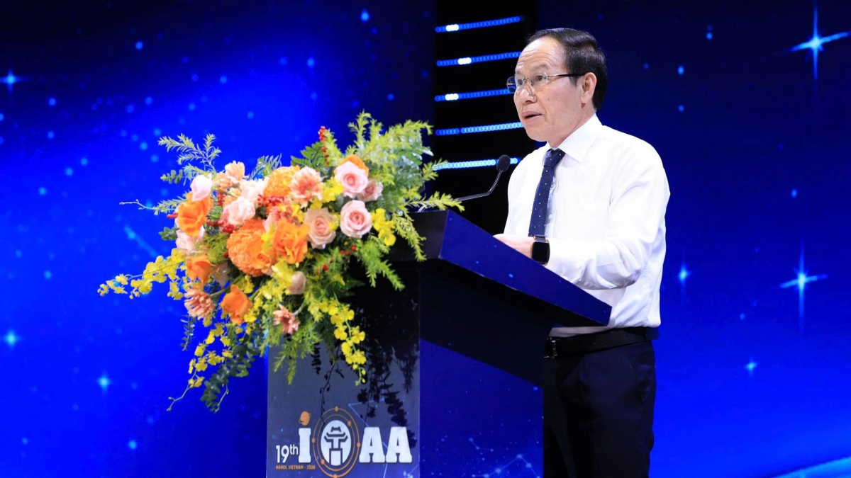 Phó Thủ tướng Chính phủ Lê Tiến Châu phát biểu tại Lễ khai mạc IOAA năm 2026
(Ảnh: BTC)