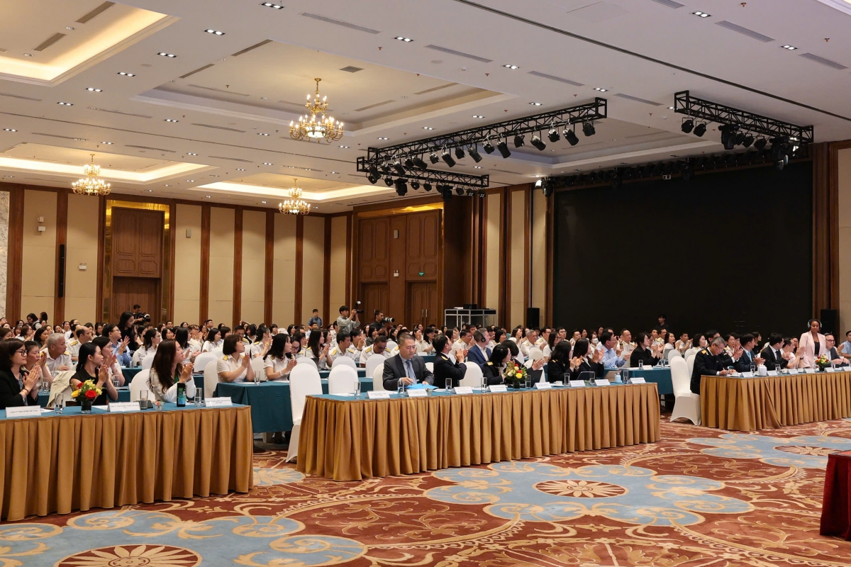 Hội thảo thu hút sự tham gia của các tổ chức quốc tế, hiệp hội doanh nghiệp, các tổ chức tư vấn và cộng đồng doanh nghiệp có vốn đầu tư nước ngoài - Ảnh: Trung Kiên.