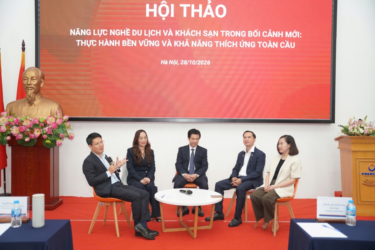 Các chuyên gia và doanh nghiệp cùng trao đổi tại Hội thảo (Ảnh: Đại học Phenikaa)