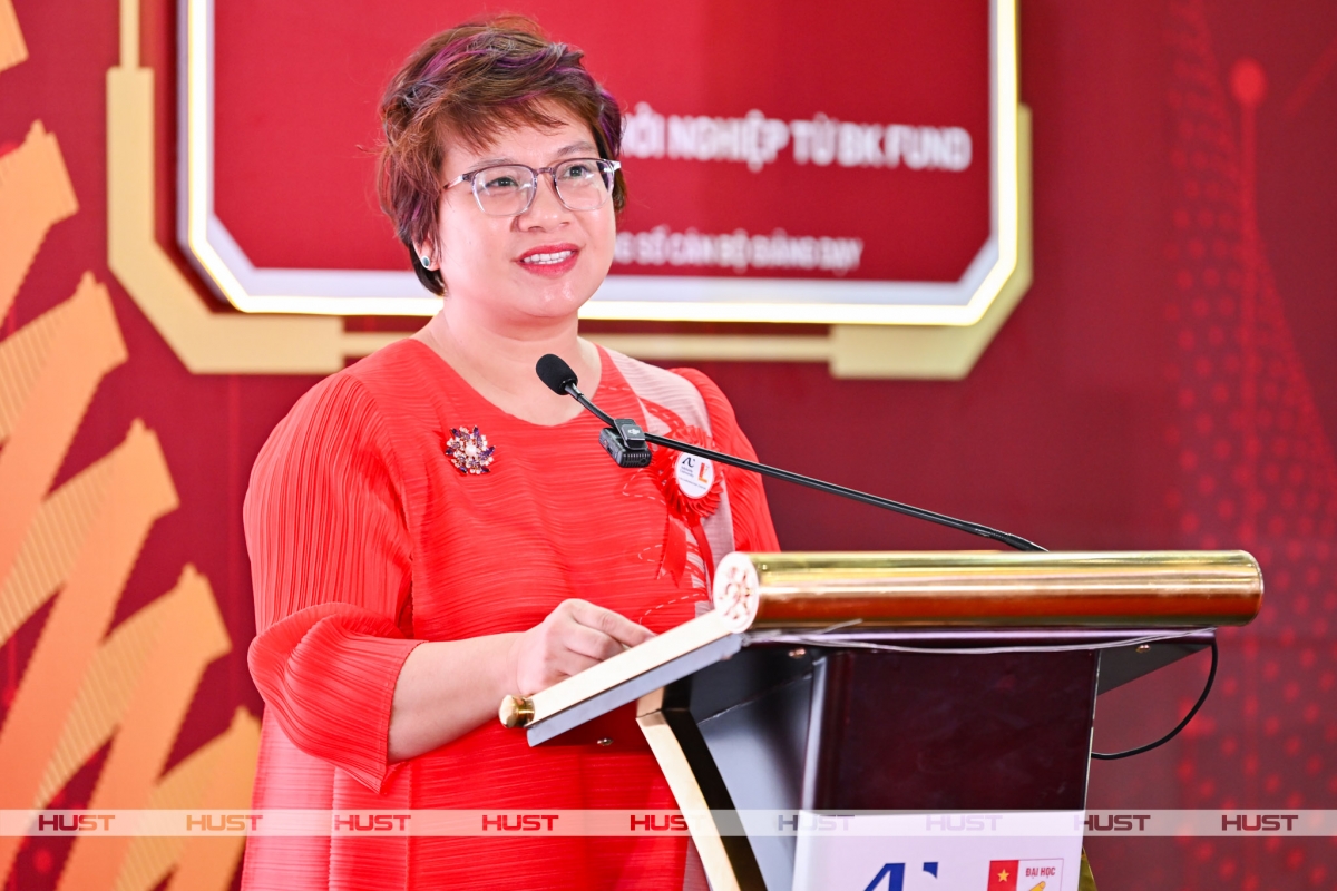 PGS. Nguyễn Thu Thủy, Cục trưởng Cục Hợp tác quốc tế, Bộ Giáo dục và Đào tạo (Ảnh: ĐHBKHN)