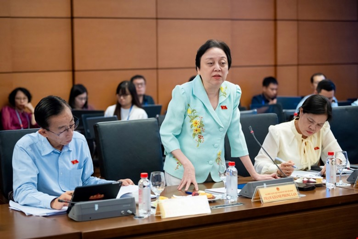 Đại biểu Phạm Khánh Phong Lan - Đoàn Đại biểu Quốc hội TP.HCM  Ảnh: Media QH