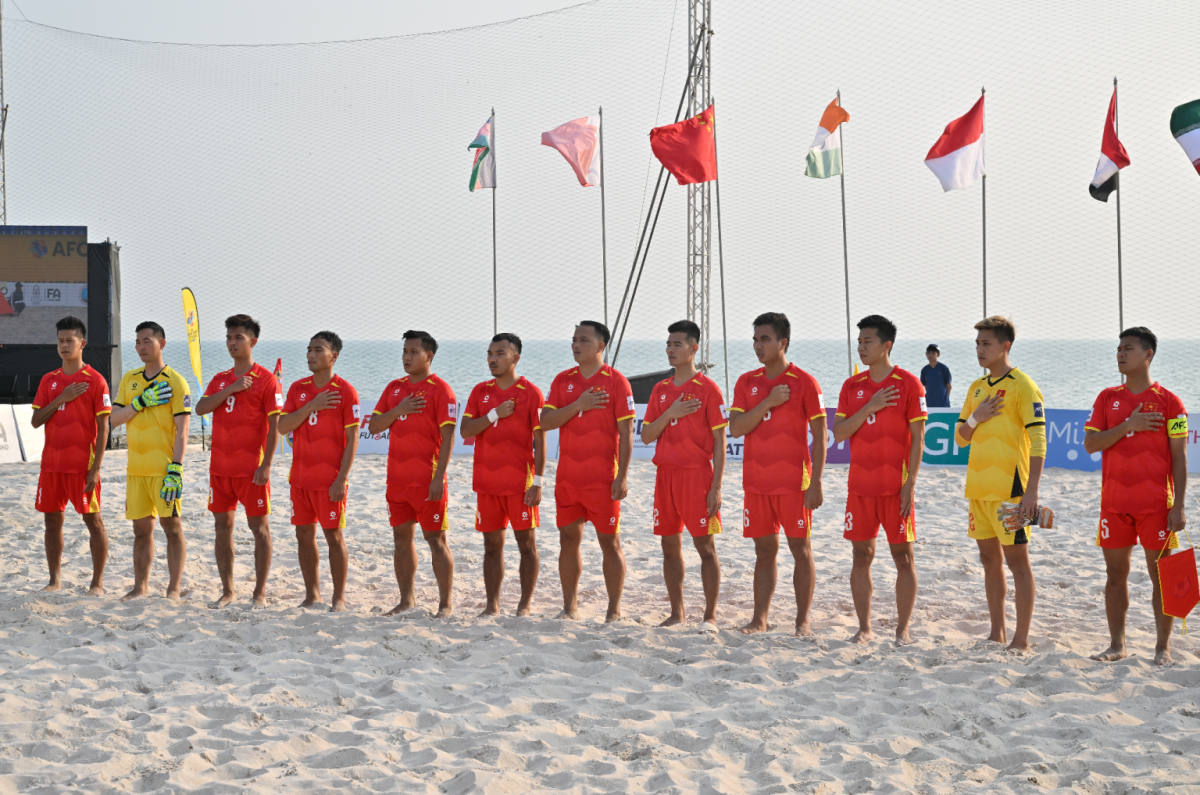 ĐT Bóng đá bãi biển Việt Nam tập trung chuẩn bị cho Giải bóng đá bãi biển châu Á 2026 (Ảnh: VFF)