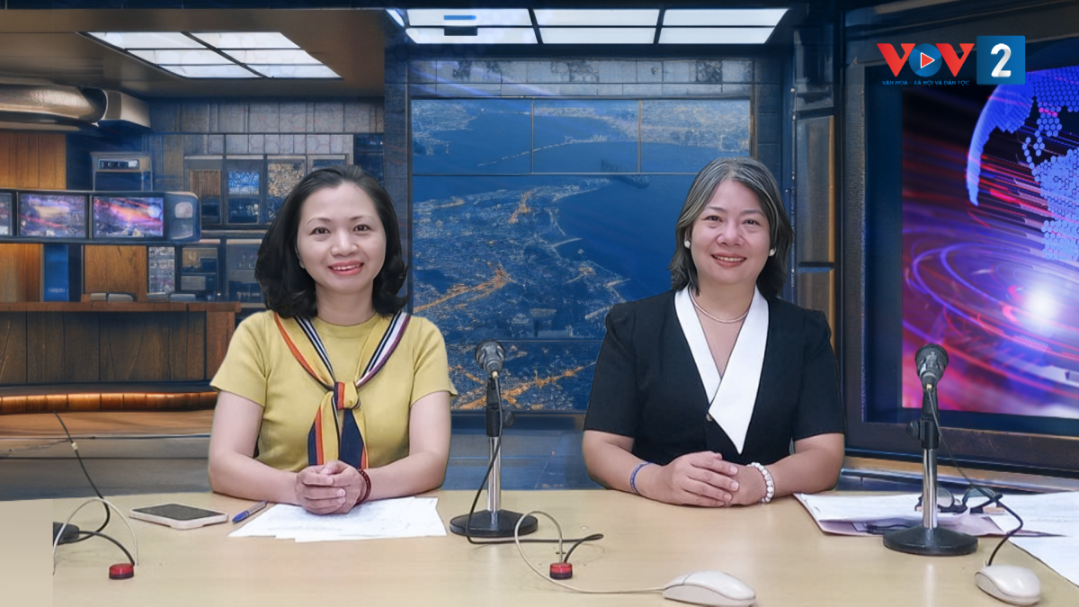 Ths.BS CK II Nguyễn Thị Kim Oanh trao đổi cùng phóng viên VOV2