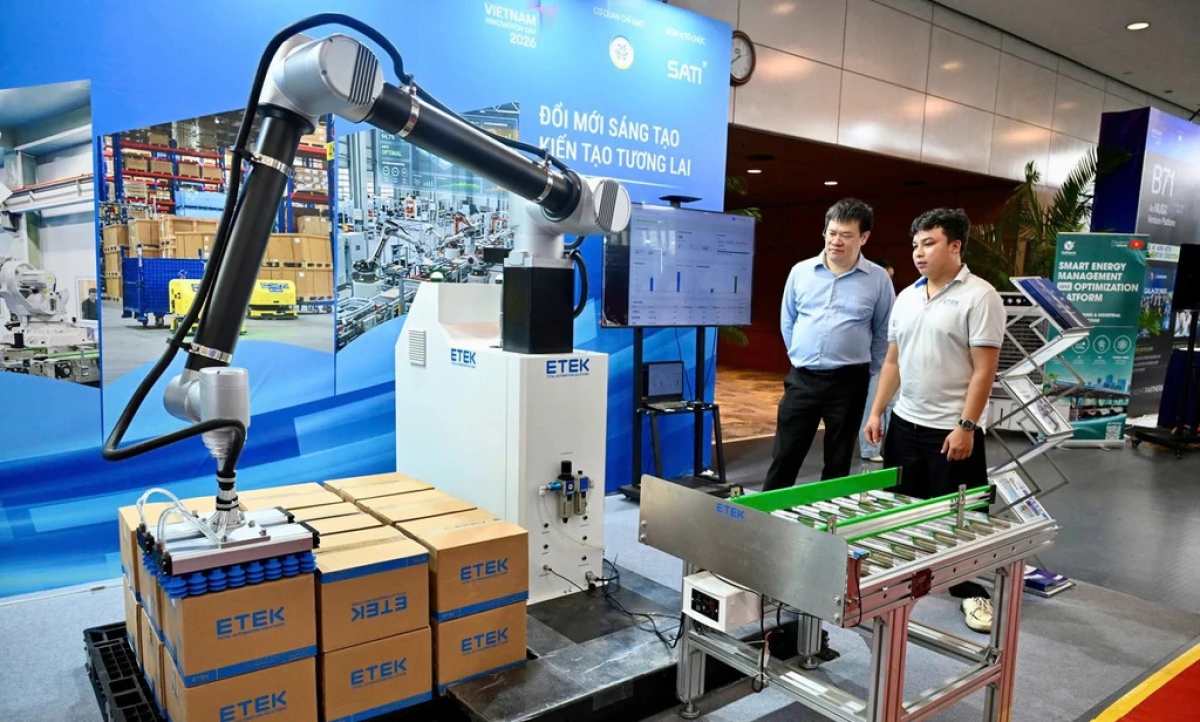 Ngày Chuyển đổi số quốc gia năm 2026 diễn ra từ ngày 8-10/10 tại Trung tâm Triển lãm Quốc gia (VEC), Hà Nội với nhiều hoạt động, diễn đàn và triển lãm chuyên sâu .
Ảnh: Bộ Khoa học và Công nghệ