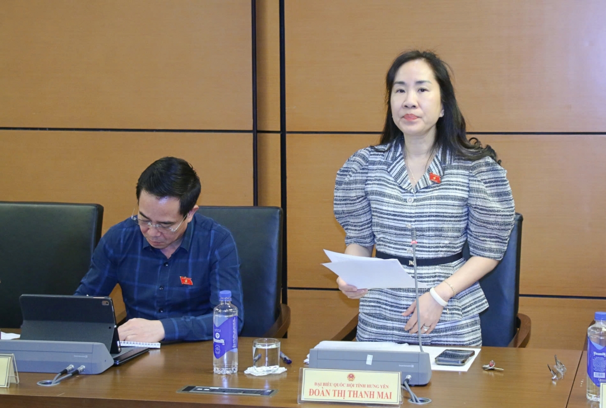 Đại biểu Đoàn Thị Thanh Mai, Đoàn đại biểu quốc hội tỉnh Hưng Yên (Ảnh: Quochoi.vn)