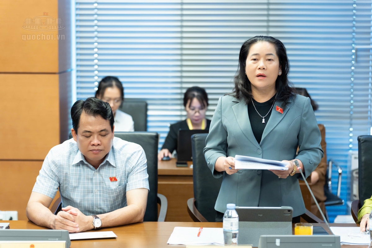 Đại biểu quốc hội Lê Thị Thanh Lam, đoàn Cần Thơ (Ảnh: Quochoi.vn)