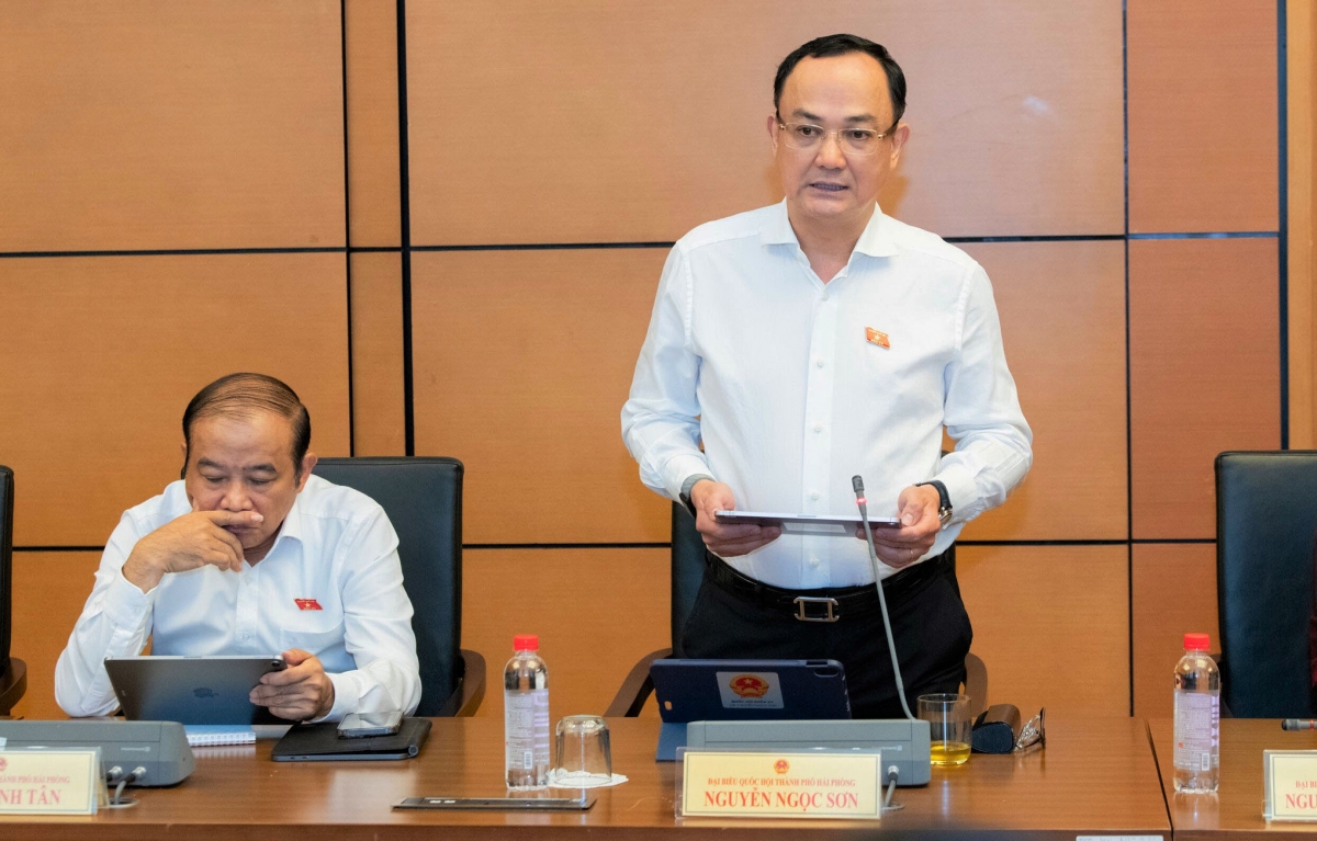 Đại biểu Nguyễn Ngọc Sơn, đoàn Hải Phòng (Ảnh: Quochoi.vn)