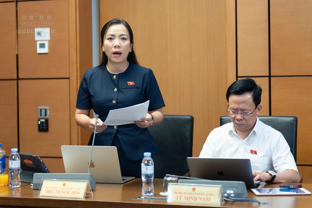 Đại biểu Triệu Thị Ngọc Diễm, Đoàn đại biểu Quốc hội thành phố Cần Thơ (Ảnh: Quochoi.vn)