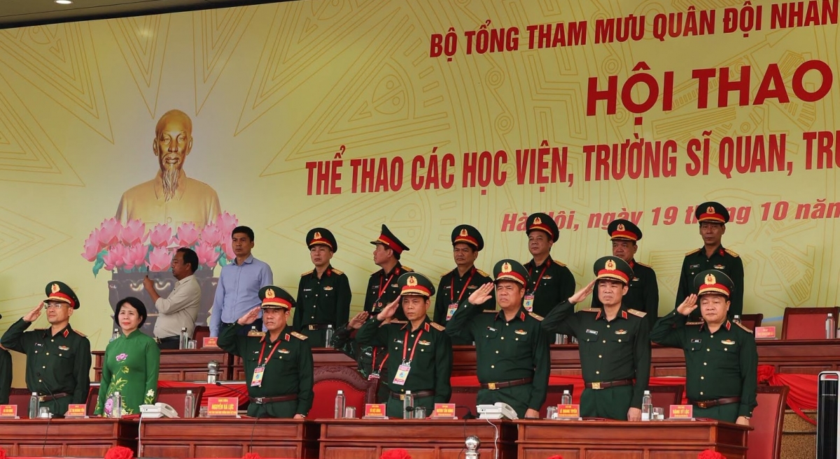 Hội thao cũng là đợt tập duyệt của Thể thao Quân đội cho Đại hội Thể thao Toàn quốc 2026 (Ảnh: BQP)