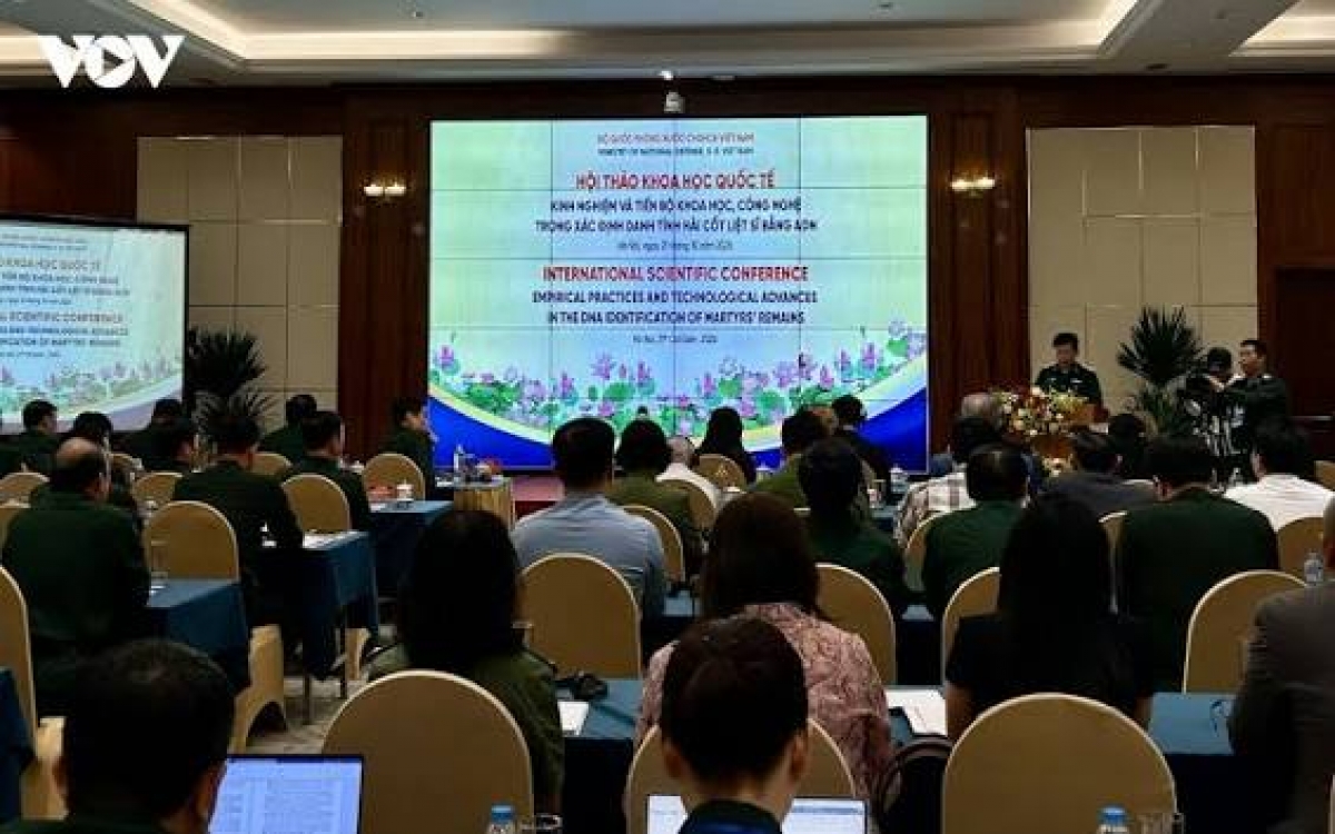  Hội thảo khoa học quốc tế “Kinh nghiệm và tiến bộ khoa học, công nghệ trong xác định danh tính hài cốt liệt sĩ bằng ADN”