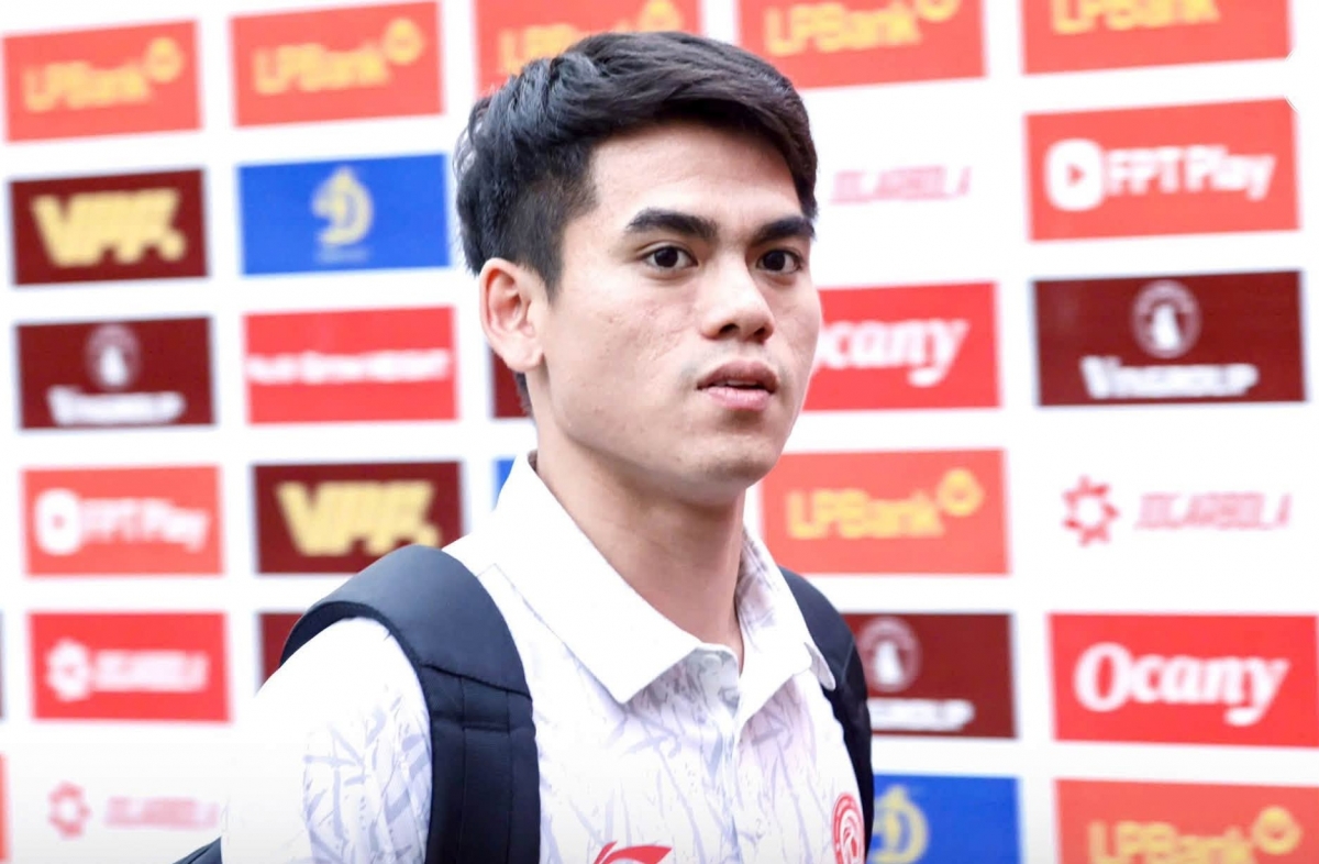 Khuất Văn Khang nhấn mạnh toàn đội sẽ thể hiện tinh thần chiến đấu cao nhất (Ảnh: Thể Công Viettel)