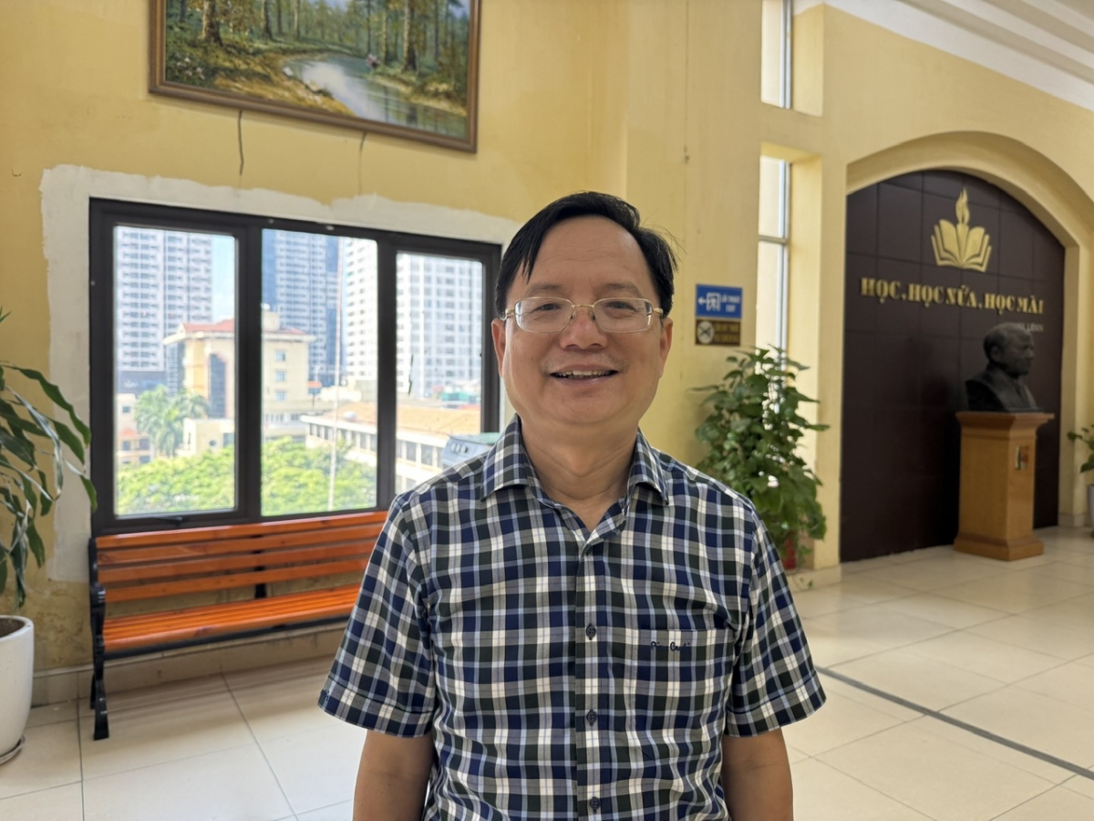  GSTSKH Vũ Hoàng Linh- Chủ tịch Hội Toán học Việt Nam (Ảnh: Thu Lương )