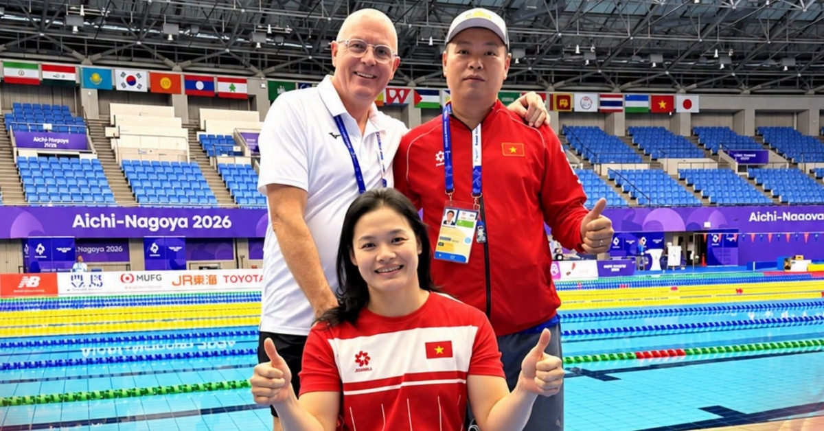 VĐV 41 tuổi Bích Như thi đấu đầy nỗ lực (Ảnh: Paralympic Việt Nam)