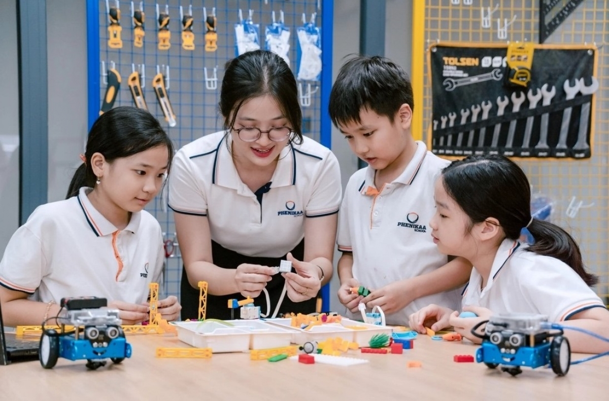 Hoạt động trải nghiệm theo nhu cầu người học được thực hiện trên cơ sở tự nguyện. Ảnh: Đại học Phenikaa