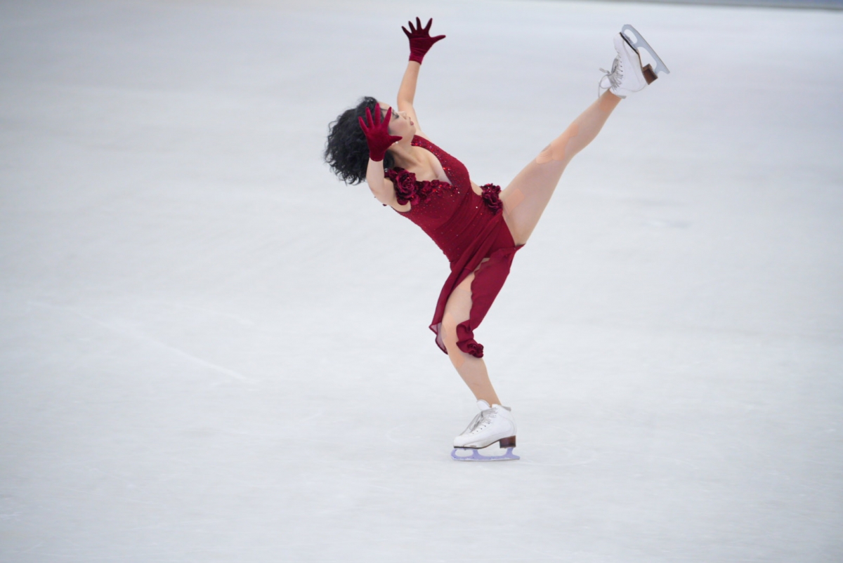 VĐV Trần Khánh Linh - HCV nội dung Solo Ice Dance - khiêu vũ trên băng đơn (ảnh: SFV)