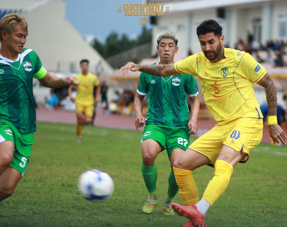 Đội bóng xứ Nghệ nối dài mạch trận thăng hoa (Ảnh: SLNA FC)