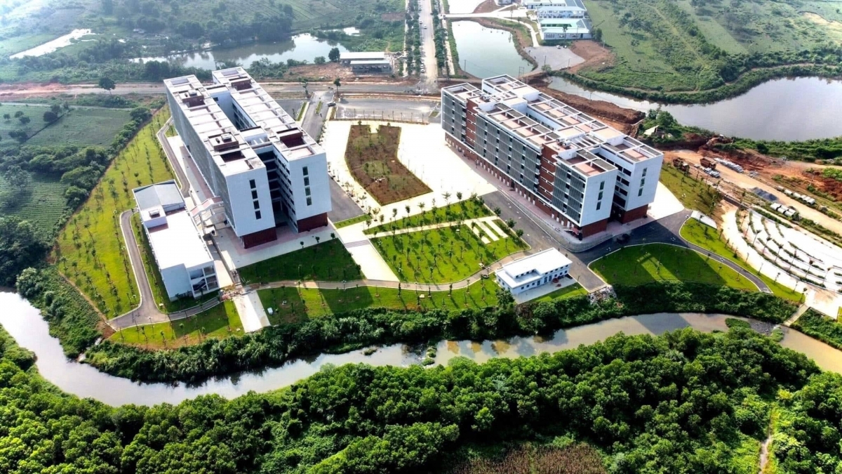 ĐHQG Hà Nội tại cơ sở chính khu công nghệ cao Hòa Lạc (Ảnh: VNU)