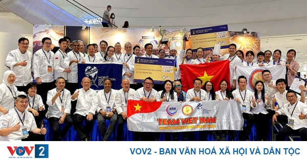 Việt Nam vô địch cuộc thi bánh ngọt và bánh mì quốc tế 2025